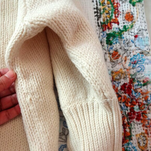 Wool Edwardian Cottagecore Sweater - Picture 11 of 11